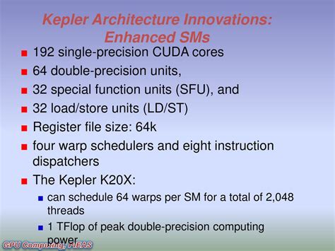 Enhanced Kepler Architecture: