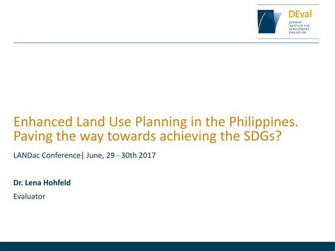 Enhanced Land Use Planning: