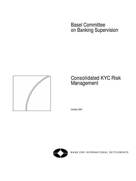 Enhanced Risk Management through Basel Committee Consolidated KYC