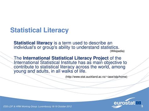Enhanced Statistical Literacy: