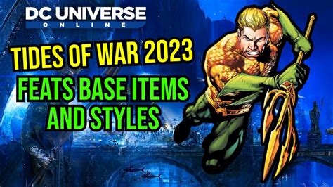 Enhancing Your Base with DCUO's 2015 Tides of War Base Items: A Comprehensive Guide