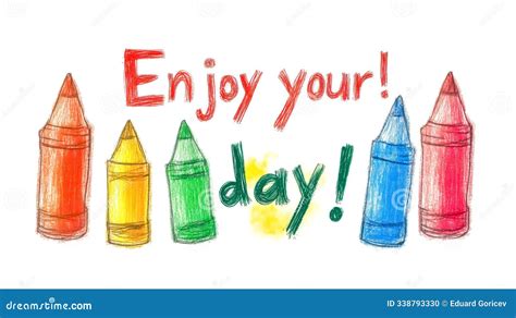 Enjoy with Crayons PDF