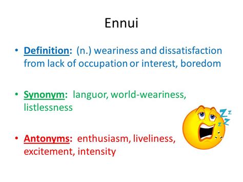 Ennui Synonym: Revitalize Your Vocabulary and Conquer Boredom