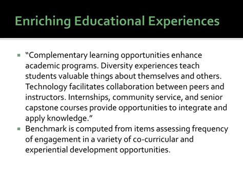 Enriching Educational Experiences Worldwide