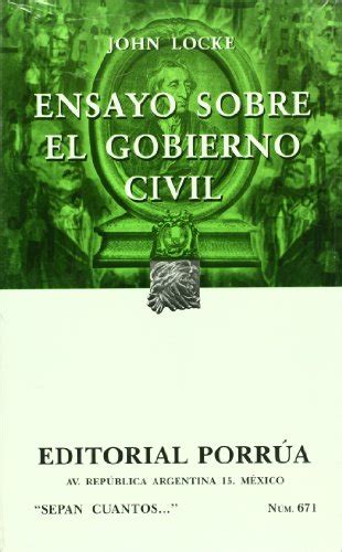 Ensayo sobre el gobierno civil Spanish Edition Reader