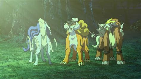 Entendre, Raikou, and Suicune: Legendary Pokémon Guardians of Johto