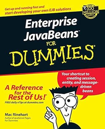 Enterprise JavaBeans for Dummies 1st Edition Doc