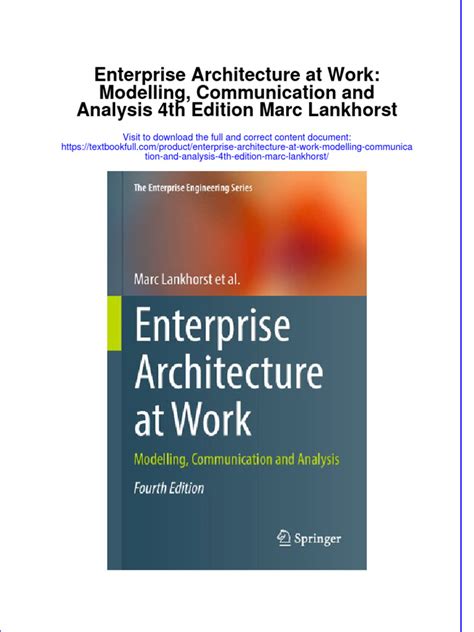 Enterprise.Architecture.at.Work.Modelling.Communication.and.Analysis Ebook Kindle Editon