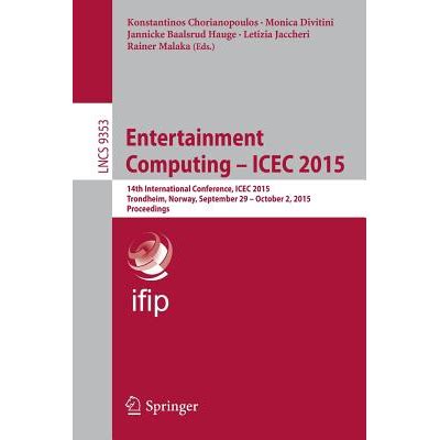 Entertainment Computing ICEC 2006 : 5th International Conference Doc