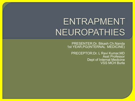 Entrapment Neuropathies 3rd Edition Epub