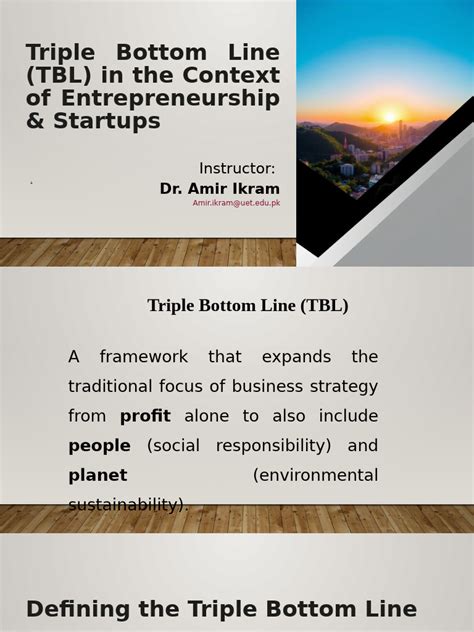 Entrepreneurship The Bottom Line Reader