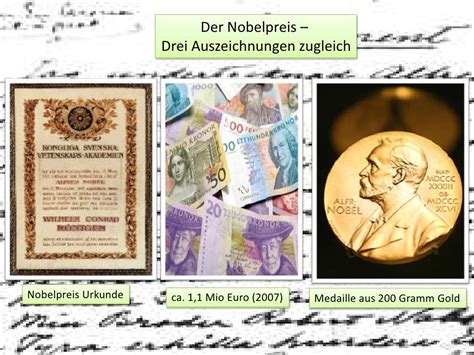 Entstehung und Geschichte des Nobelpreises