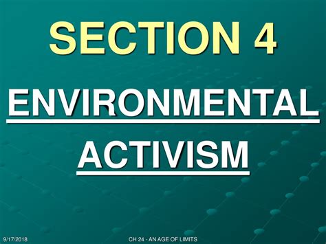 Environmental Activism Section 4 Answers PDF