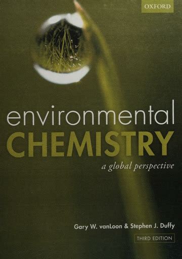 Environmental Chemistry A Global Perspective Solutions Manual Reader