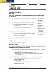 Environmental Science Ch 15 Test Answer Key Reader