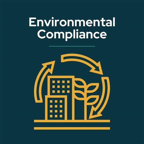 Environmental compliance: