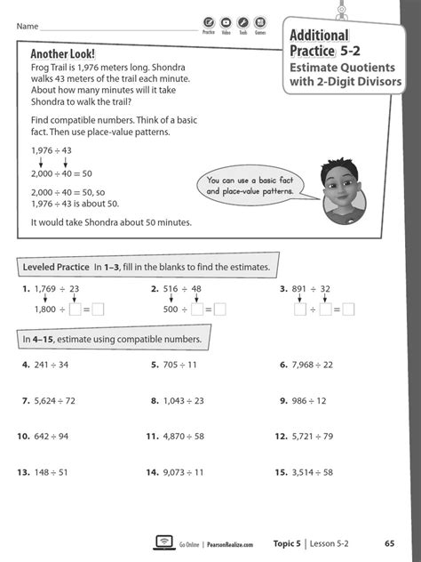 Envision Math 5th Grade Answers PDF