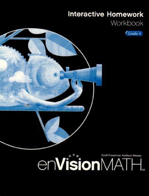 Envision Math Interactive Homework Workbook Grade 4 pdf PDF