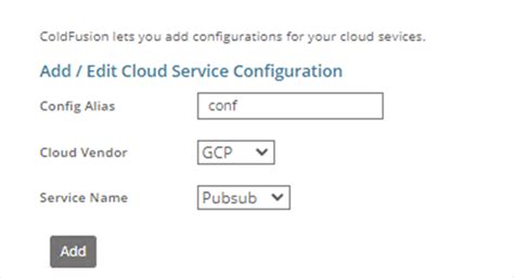 EonCloud Service Configuration Console