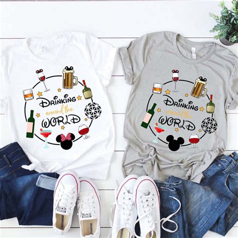 Epcot Drinking Around the World T-Shirts: A Guide to the Ultimate Souvenirs