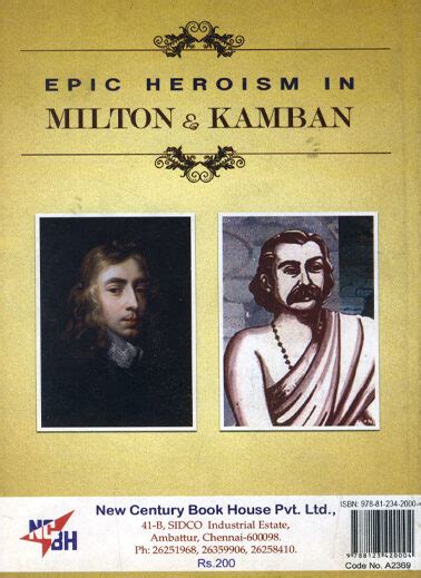 Epic Heroism in Milton and Kamban 1st NCBH Edition Epub