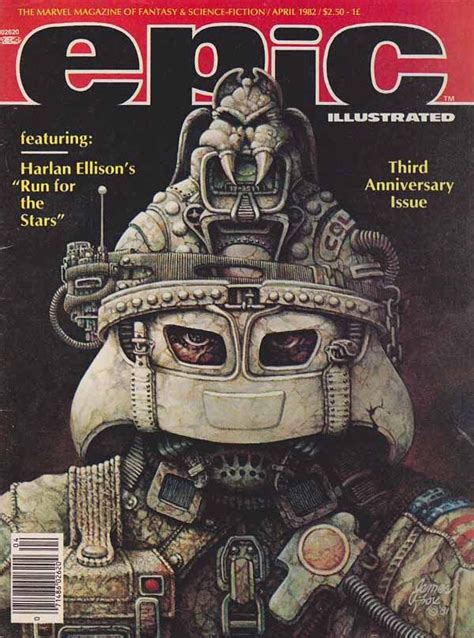 Epic Illustrated The Marvel Magazine of Fantasy and Science-Fiction Volume 1 Number 25 August 1984 Reader