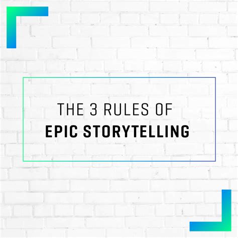 Epic Storytelling: