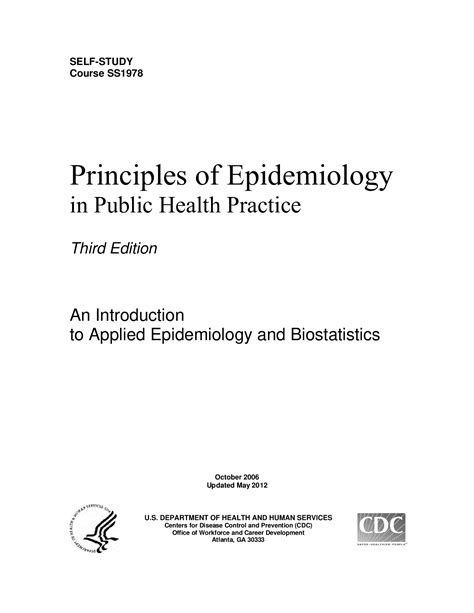 Epidemiology for Public Health Practice Third Edition Reader