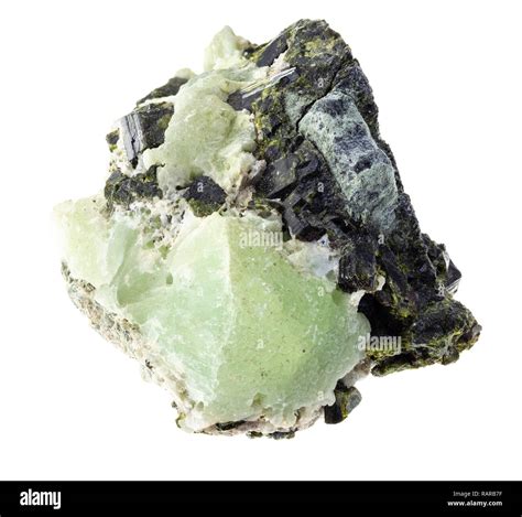 Epidote with Prehnite: A Geological Wonder