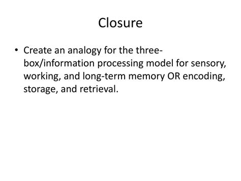 Episodic Closure: