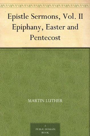 Epistle Sermons Vol II Epiphany Easter and Pentecost Epub