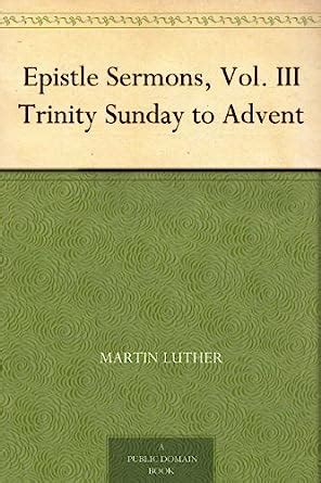 Epistle Sermons Vol III Trinity Sunday to Advent Kindle Editon