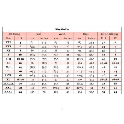 Equivalents: Understanding UK Sizes vs. Other Common Sizing Systems