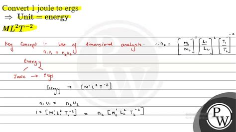 Ergs to Joules: A Guide to Energy Unit Conversion