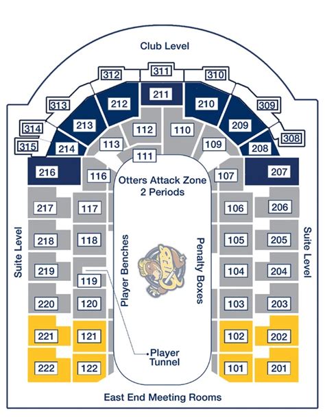Erie Otters Seating Chart