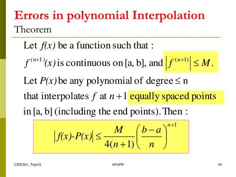 Error Inequalities in Polynomial Interpolation and Their Applications Doc