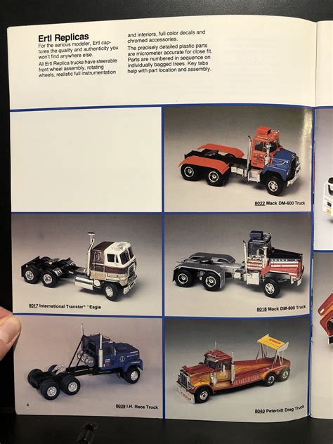 Ertl Toy Parts Catalog