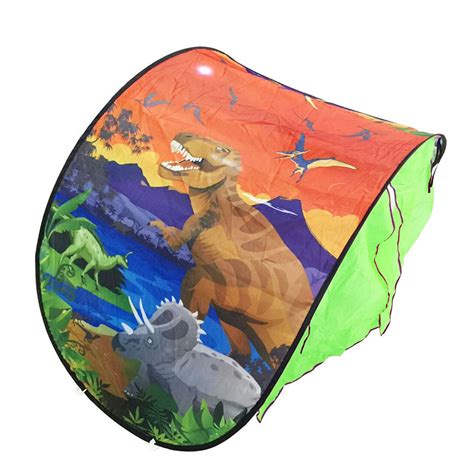 Escape into Prehistoric Dreams: Embark on a Jurassic Adventure with Our Dinosaur Bed Tent!