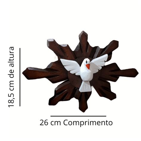 Espírito Santo em Madeira para Parede