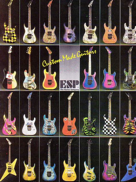 Esp Guitars Catalog