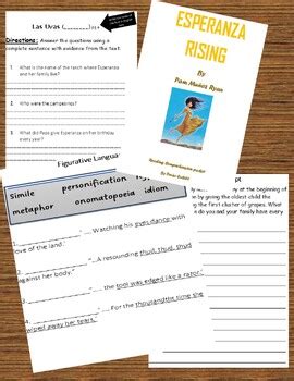 Esperanza Rising Packet Answers PDF