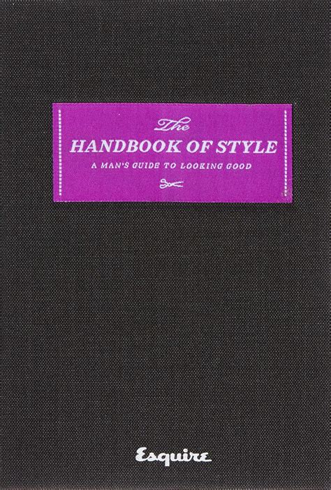 Esquire The Handbook of Style A Man& Kindle Editon