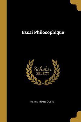 Essai philosophique French Edition Kindle Editon