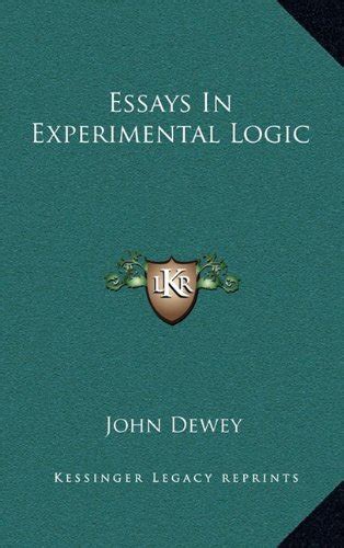 Essays in Experimental Logic PDF