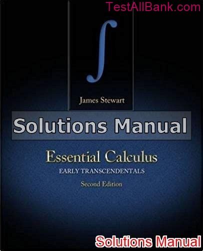 Essential Calculus Solutions Manual Epub