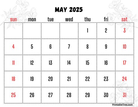 Essential Dates for May 2025