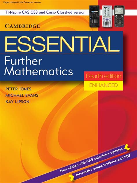 Essential Further Maths 4th Edition PDF Epub