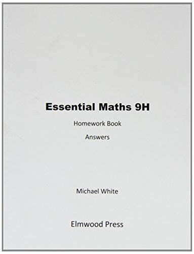 Essential Mathematics Michael White Answers PDF