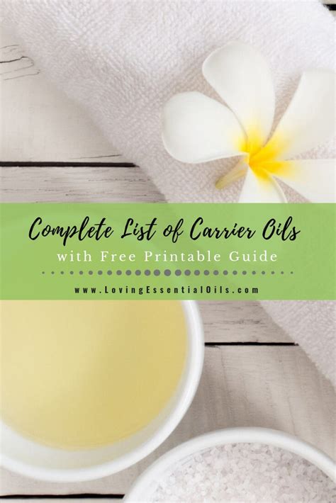 Essential Oil Carrier Oils: The Ultimate Guide to 50+ Oils for Aromatherapy and More