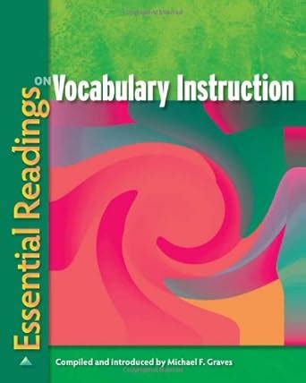 Essential Readings on Vocabulary Instruction Ebook Epub